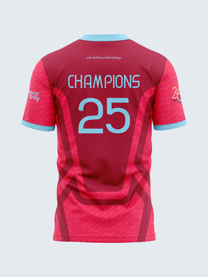 Bharat Army 25th Anniversary Retro Champions Jersey 2025 - Pink