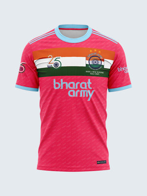 Bharat Army 25th Anniversary Retro Champions Jersey 2025 - Pink
