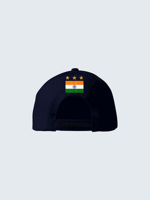 Bharat Army Snapback Cap - Navy Blue