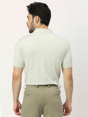 Men's Sports Polo - Olive Green