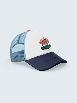 Bharat Army Trucker Cap - Blue