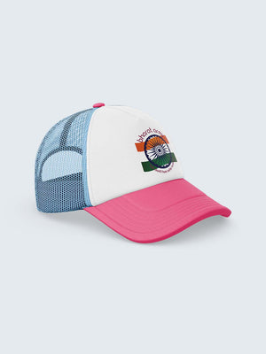 Bharat Army Trucker Cap - Pink