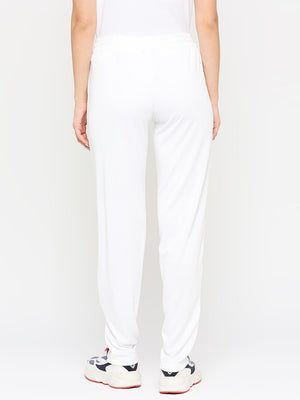 Women's Cricket Trackpants - White