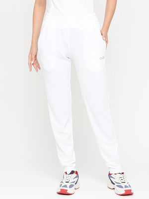 Women's Cricket Trackpants - White