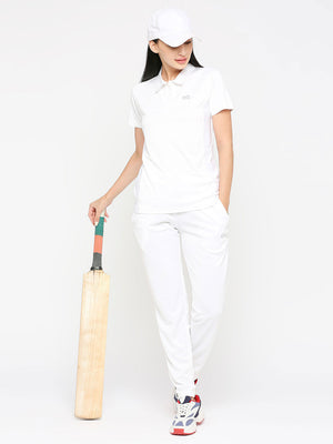 Women's Cricket Trackpants - White