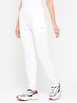 Women's Cricket Trackpants - White