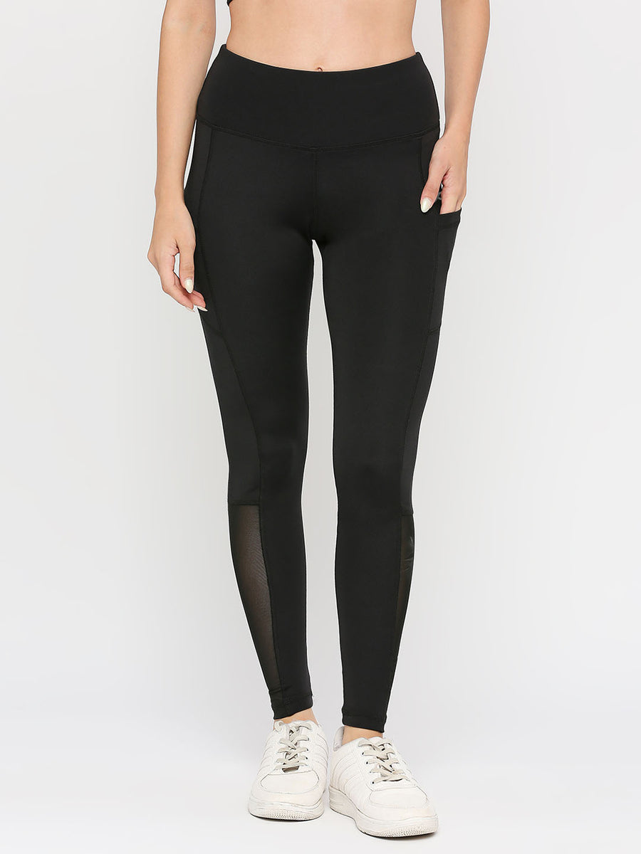 Women's Black Sports Leggings - Stay Comfortable and Stylish