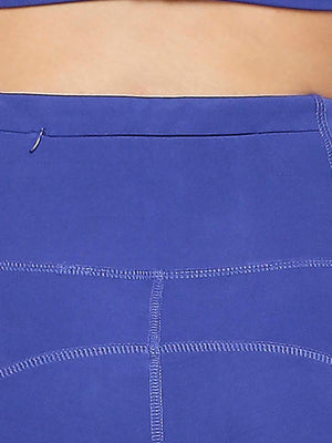 Women's Calf-Length Sports Leggings - Royal Blue