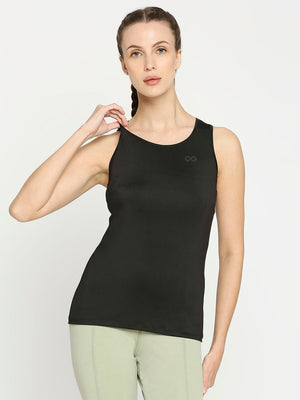 Women's Sports Racerback Vest - Black