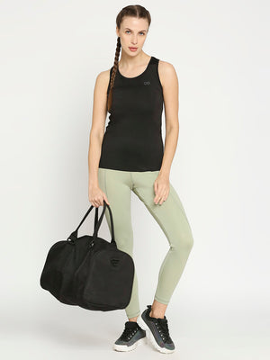 Women's Sports Racerback Vest - Black