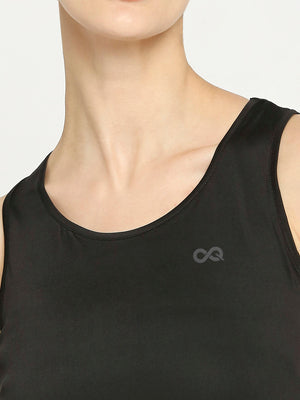 Women's Sports Racerback Vest - Black