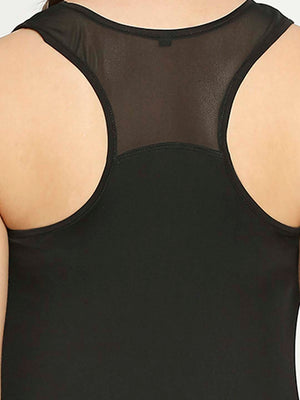 Women's Sports Racerback Vest - Black