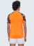 Men's Abstract Active Sports T-Shirt: Orange - Front