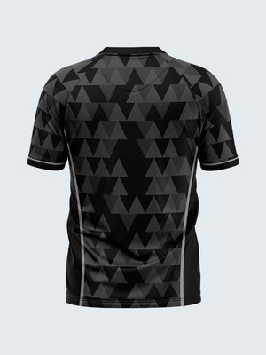 Customise Black Rugby Jersey - 2073BK - Back