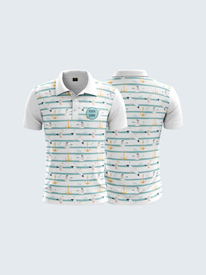 Customise Golf Polo T-Shirt - 2114WH - Both