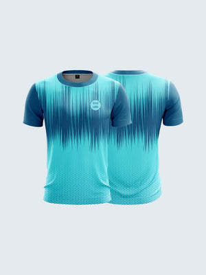 Customise Blue Squash Jersey - 2160BL - Both
