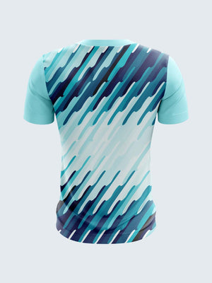 Customise Light Blue Squash Jersey - 2161LB - Back