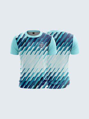 Customise Light Blue Squash Jersey - 2161LB - Both