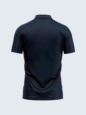 Regular Navy Blue Polo 2-Button - CS9013 - Sportsqvest