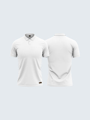 Regular Pure White Polo 2-Button - CS9014 - Sportsqvest