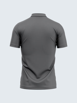 Regular Stone Grey Polo 2-Button - CS9015 - Sportsqvest