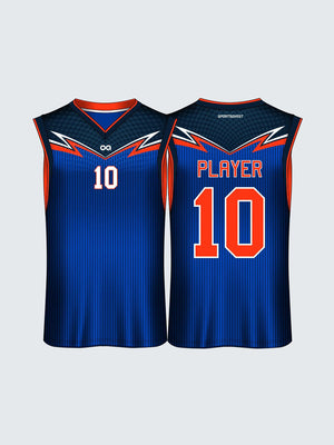 Custom Striped Basketball Jersey - BT1016
