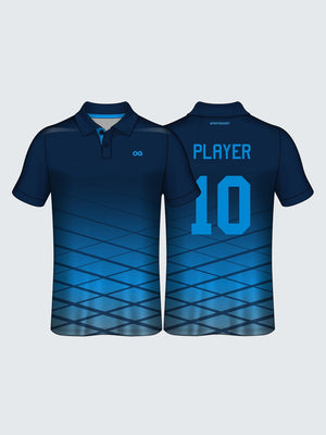 Customise Polo Geometric Cricket Jersey-CT1002
