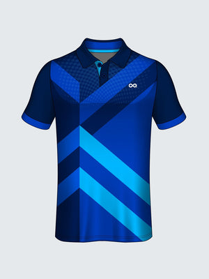 Customise Polo Geometric Cricket Jersey-CT1004