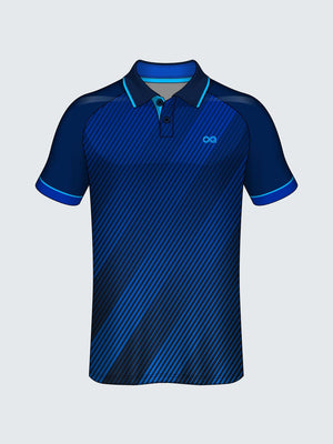 Customise Polo Striped Cricket Jersey-CT1011