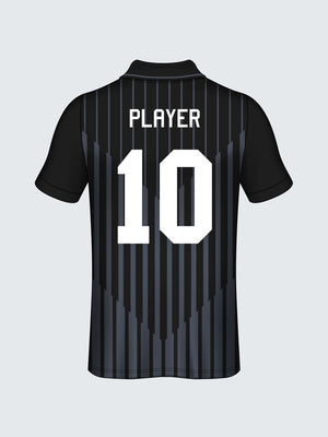 Customise Polo Striped Cricket Jersey-CT1009