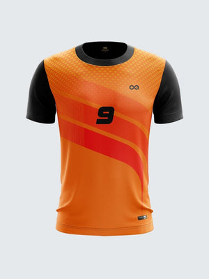 Men Black Printed Cricket Jersey Sportsqvest
