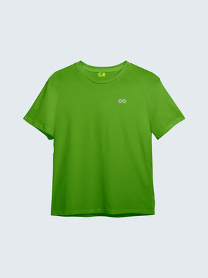 Kid's Active T-Shirt - Green (Front)