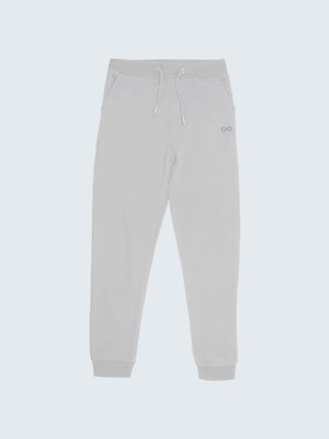 Kid's Active Trackpants - White (Front)