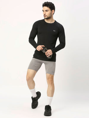 Men's Compression Shorts - Grey - 6