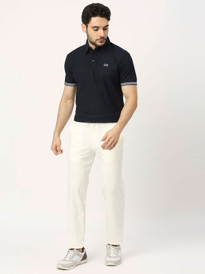 Men's Sports Polo - Navy Blue - 6