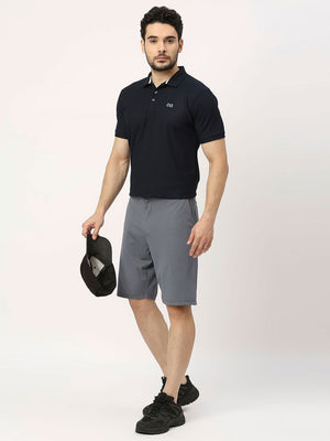 Men's Sports Polo - Navy Blue - 6
