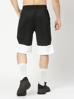 Men's Sports Shorts - Black and White - 2