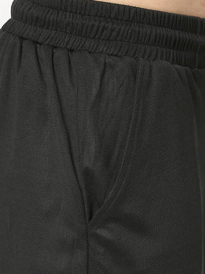 Men's Sports Shorts - Black and White - 5