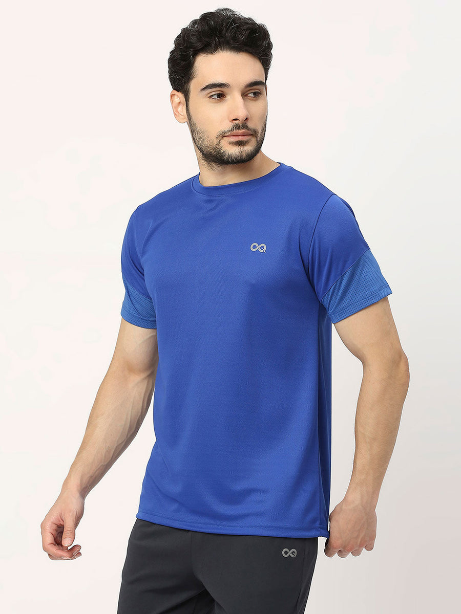 Shop Men's Royal Blue Sports T-Shirt - Stay Cool and Stylish on