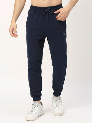 Men's Sports Trackpants - Navy Blue - 1