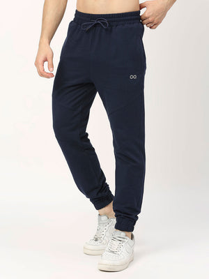 Men's Sports Trackpants - Navy Blue - 3