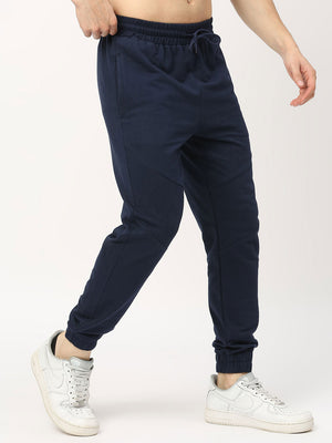 Men's Sports Trackpants - Navy Blue - 4