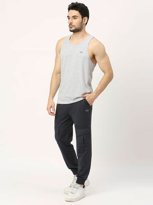 Men's Sports Trackpants - Charcoal Grey - 6