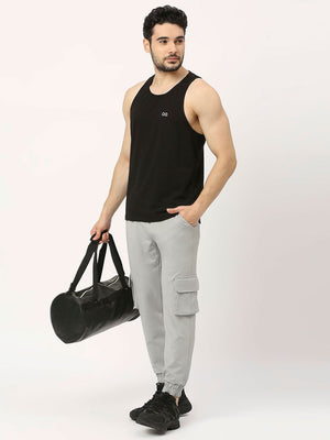 Men's Sports Trackpants - Grey - 7