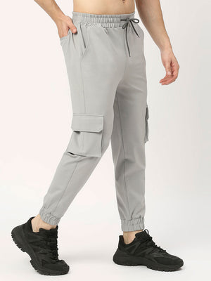Men's Sports Trackpants - Grey - 4