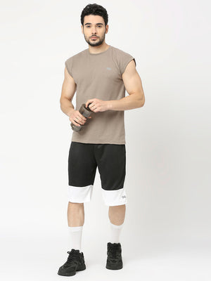Men's Sports Vest - Mud Brown - 6