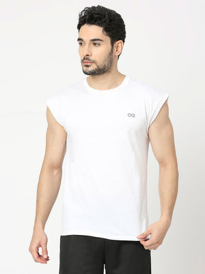 Men's Sports Vest - White - 1