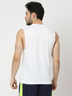Men's Sports Vest - White - 2