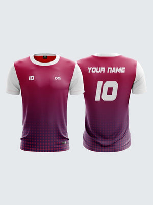 Men White Printed Cricket Jersey Sportsqvest