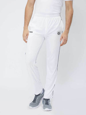 Men White Cricket Pants -A10014WH Track Pants Sportsqvest